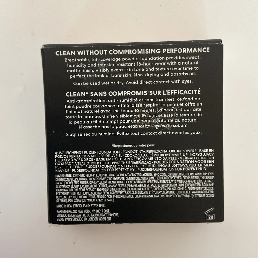 Bare Minerals NWT Medium Neutral 35 Barepro 24 Hour Skin Perfecting Makeup
